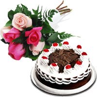 Send Rakhi and Black Forest Cake to India on Raksha Bandhan