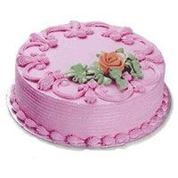 Send Rakhi and Eggless Strawberry Cake to India From 5 Star Bakery