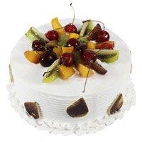 Rakhi with Online Cake Delivery of 3 Kg Fruit Cakes in India From 5 Star Hotel