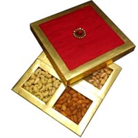 Rakhi with Dry fruits Gifts to India