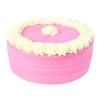 Strawberry Online Cake in India From 5 Star Bakery with Rakhi