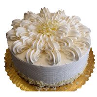 Send Rakhi with 3 Kg Vanilla Cake in India From 5 Star Bakery