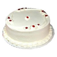 Send Online Cake and Rakhi in India with 2 Kg Vanilla Cake