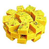 Rakhi Sweets Delivery in India Soan Papdi with Rakhi