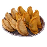 Online Gujiya With 1 Rakhi delivery in India